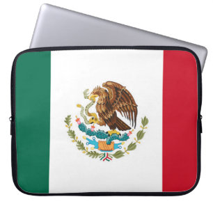 Mexican Flag Laptop Sleeve