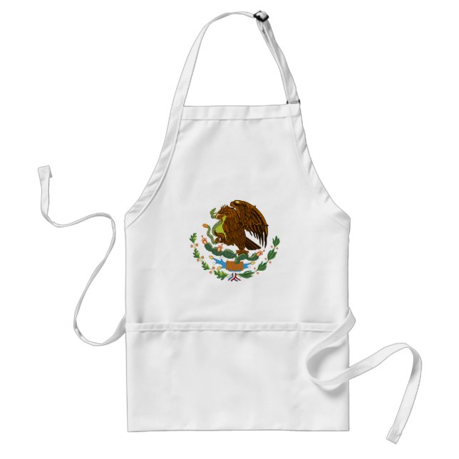 Mexican Flag / Mexican Coat of Arms Standard Apron (Front)