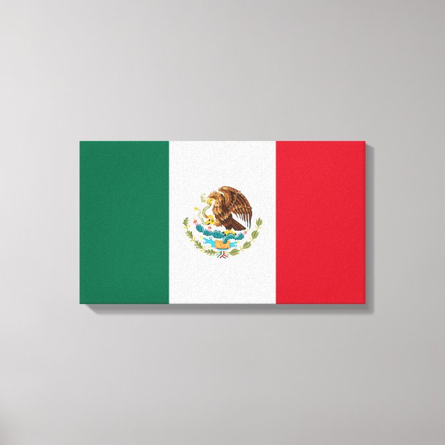 Mexican Flag (Mexico) Canvas Print (Front)