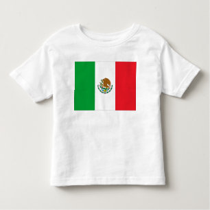 Mexican Flag Mexico Flag Kids Toddler T-Shirt