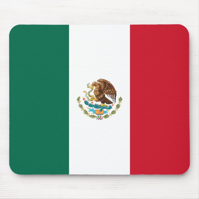 Mexican Flag (Mexico) Mouse Pad (Front)