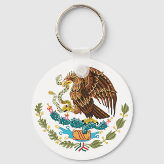 MEXICAN FLAG - MEXICO STYLE - COAT OF ARMS KEY RING