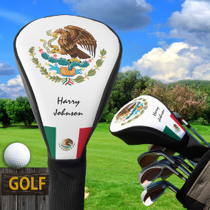 Mexican Flag & Monogrammed Golf Clubs Covers