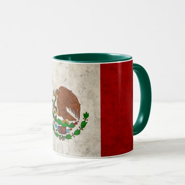 Mexican Flag Mug (Front Right)