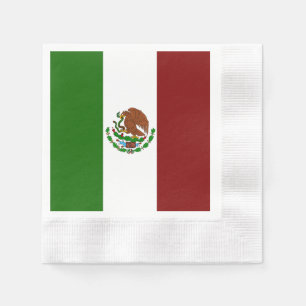 Mexican flag napkin