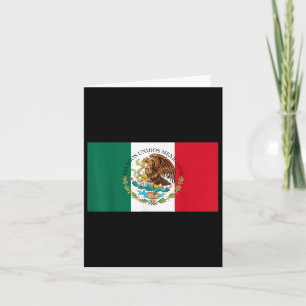 Mexican Flag Of Mexico Flag  Card