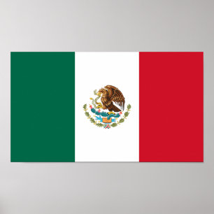 Mexican Flag Poster