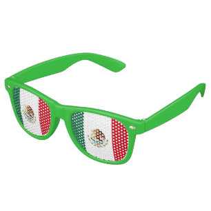 Mexican Flag Retro Sunglasses