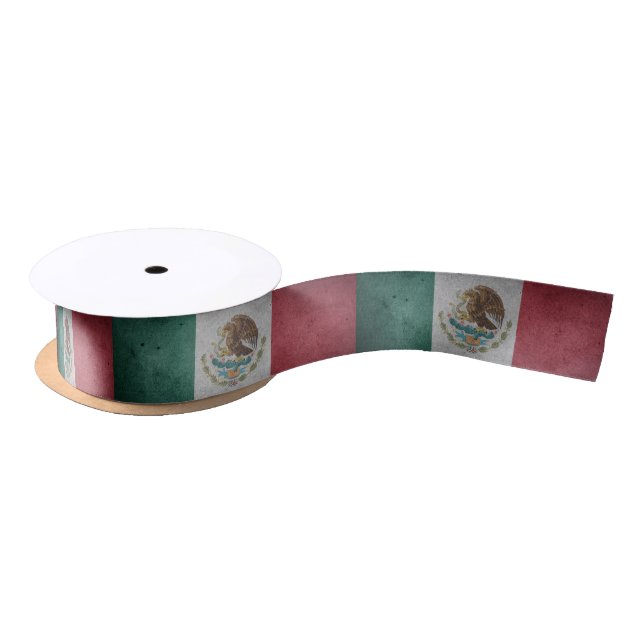 Mexican Flag Satin Ribbon (Spool)