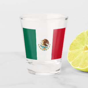 Mexican Flag Shot Glass