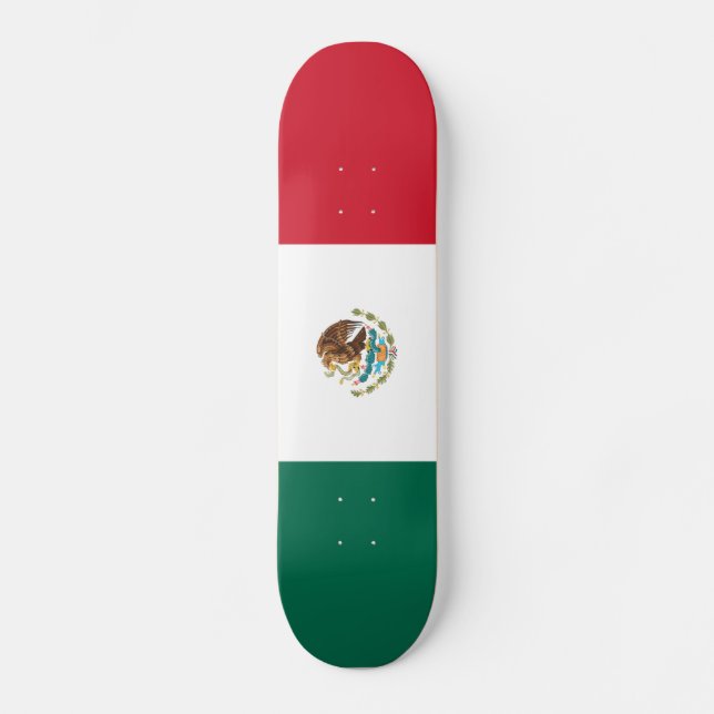Mexican Flag Skateboard (Front)