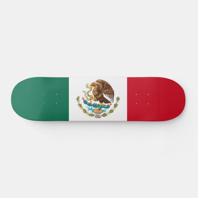 Mexican Flag Skateboard (Horz)