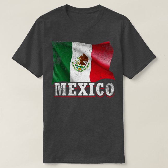 Mexican Flag T-Shirt (Design Front)