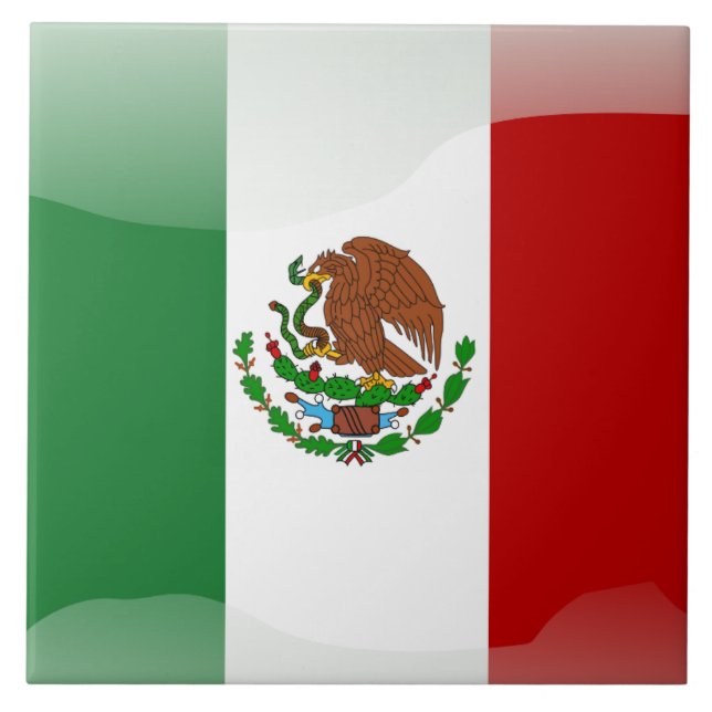 Mexican flag tile (Front)