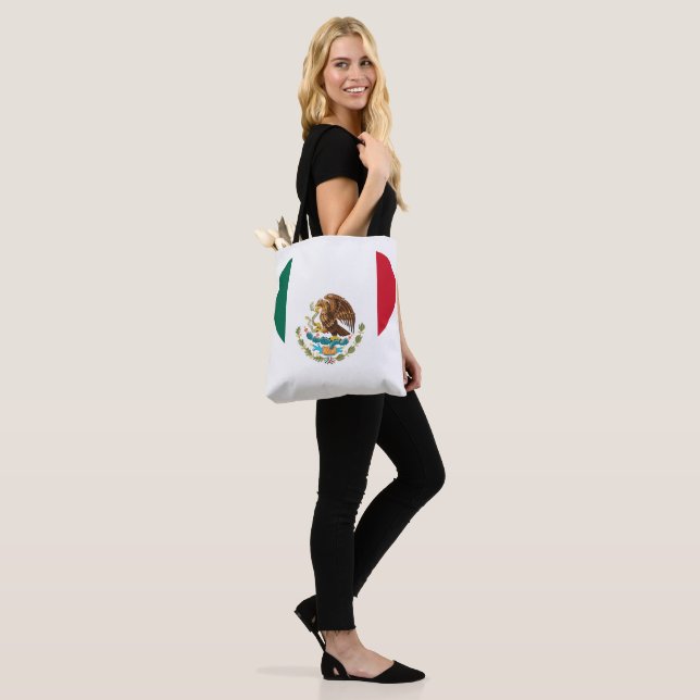 Mexican flag tote bag (On Model)