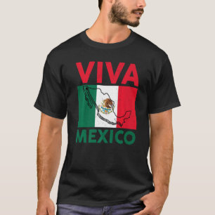 Mexican Flag Viva Mexico Pride Premium T-Shirt