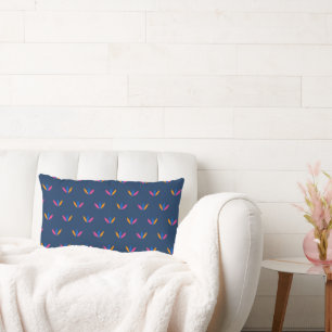 Mexican Folk Art Pattern Lumbar Cushion