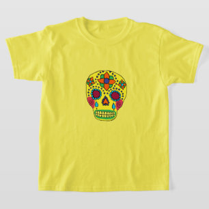 Mexican Folk Art Sugar Skull T-Shirt