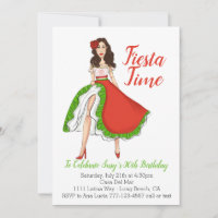 Mexican Folk Dancer - 30th Birthday Fiesta