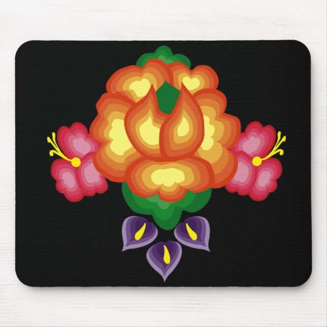 Mexican Folk Mouse Pad (Front)
