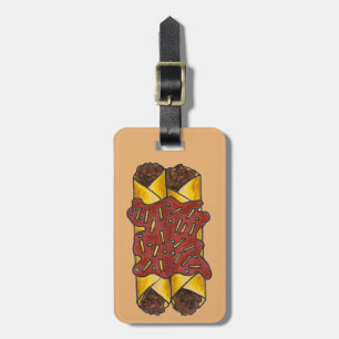 Mexican Food Black Bean Enchiladas Tex Mex Foodie Luggage Tag