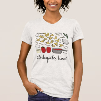 Mexican food: Chilaquiles Red (fried tortillas) T-Shirt