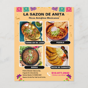 Mexican Food Flyer Street Food