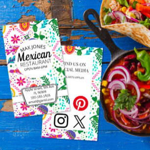 Mexican Food & Fruit Deli Market   Business Card