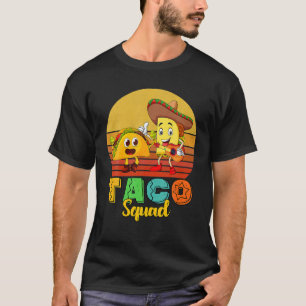 Mexican Food Lover Cute Taco Squad Tee T Shirt