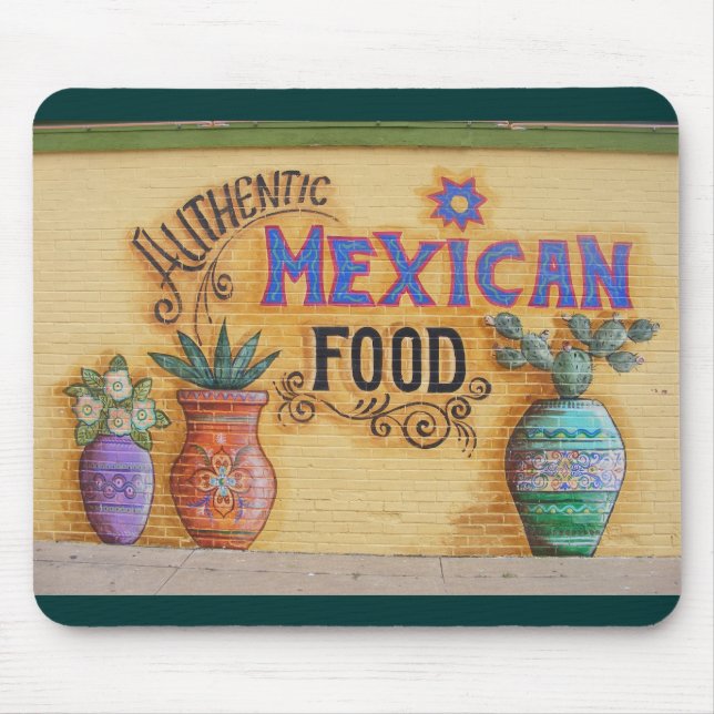 Mexican Food Mural Mouse Pad (Front)
