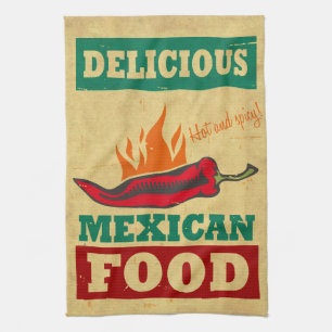 Mexican Food Tea Towel