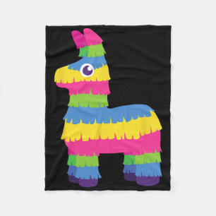 Mexican Funny Pinata Llama Cinco De Mayo  Fleece Blanket