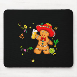 Mexican Gingerbread Christmas Arriba Abajo Al Cent Mouse Pad
