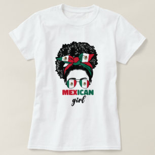 Mexican Girl For Women Ladies Mexicana Mexico City T-Shirt