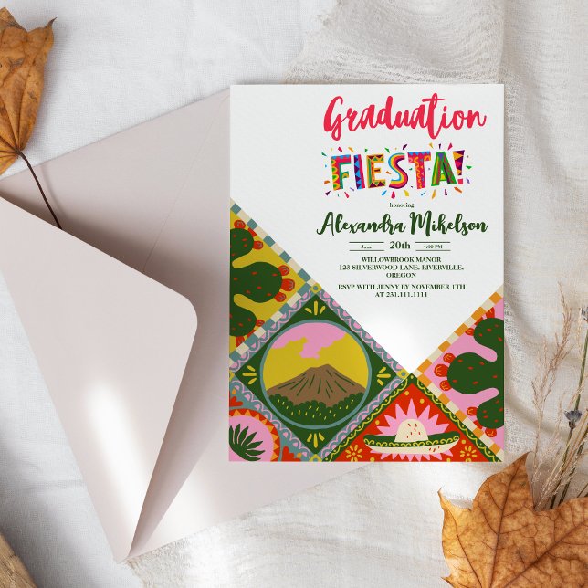 Mexican Graduation Party Fiesta Invitation (Creator Uploaded)