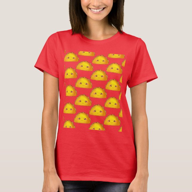  Mexican Ground Beef Hard Shell Taco T-Shirt (Front)