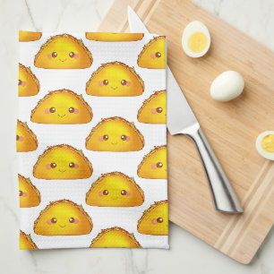 Mexican Ground Beef Hard Shell Taco Tea Towel