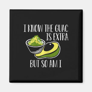 Mexican Guacamole Avocado Cinco De Mayo  Magnet