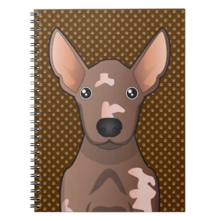 Mexican Hairless Dog (Xoloitzcuintle) Spiral Notebook