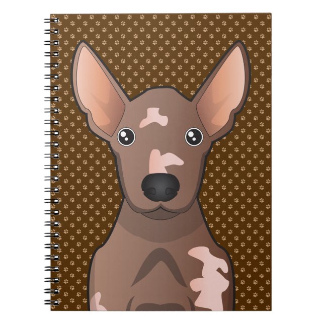 Mexican Hairless Dog (Xoloitzcuintle) Spiral Notebook (Front)