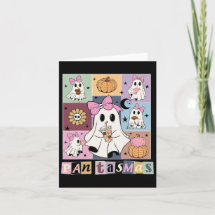 Mexican Halloween Ghost Spooky Conchas Cute  Card