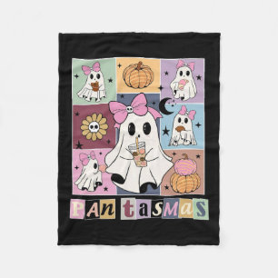 Mexican Halloween Ghost Spooky Conchas Cute  Fleece Blanket