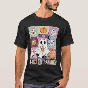 Mexican Halloween Ghost Spooky Conchas Cute T-Shirt