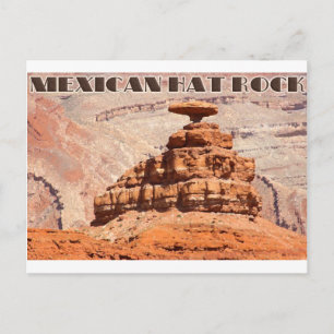 Mexican Hat Rock Postcard