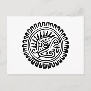 Mexican hieroglyph(Maya) Postcard