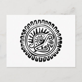 Mexican hieroglyph(Maya) Postcard