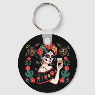 Mexican independence day viva-mexico cabrones key ring