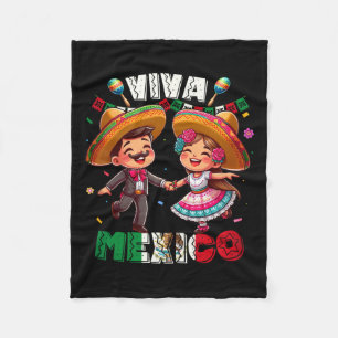 Mexican Independence Day Viva Mexico S Boys Girls Fleece Blanket