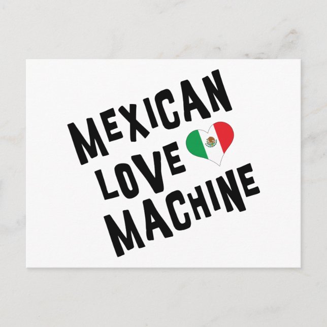 Mexican Love Machine Postcard (Front)