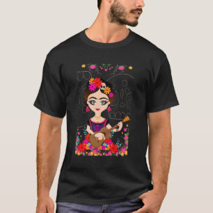 Mexican Maria Frida Doll T-Shirt
